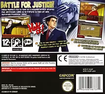 Image n° 2 - boxback : Phoenix Wright - Ace Attorney - Trials and Tribulations